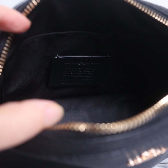 NWT Coach Leather Dome Crossbody in Black - Picture 8 of 8